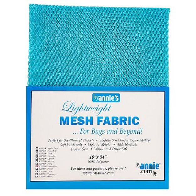 Picture of Byannie Mesh Fabric 18"x54" Parrot Blue